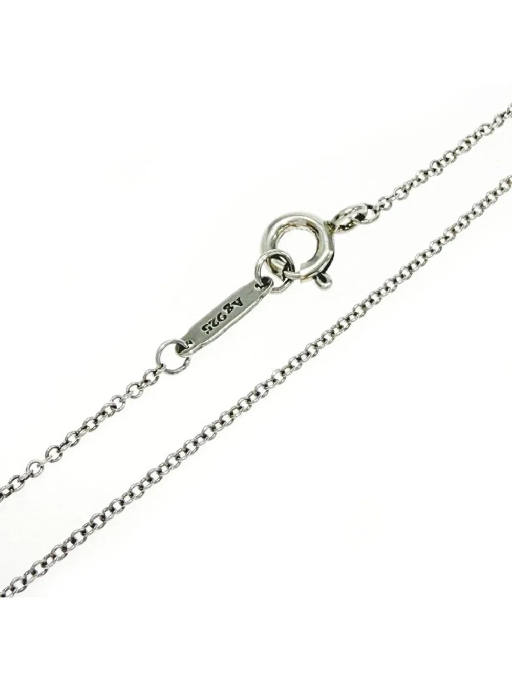Tiffany & Co Silver Interlocking Circle Necklace 925 Meta